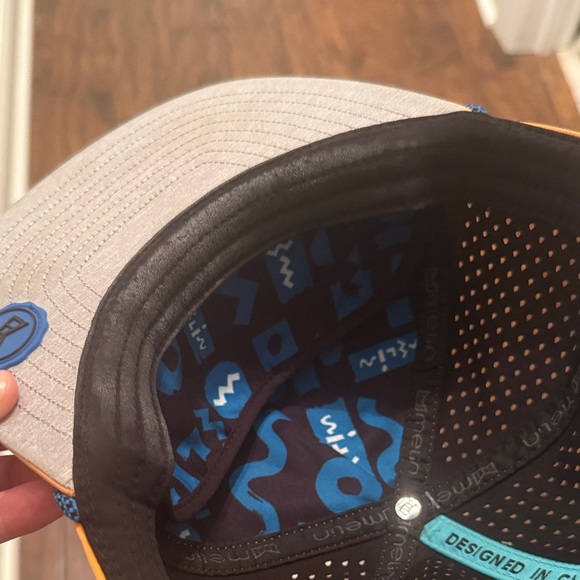 Melin Coronado Hydro Brick Snapback Hat Cap Classic Orange Neon Collection Vibe - Picture 3 of 5